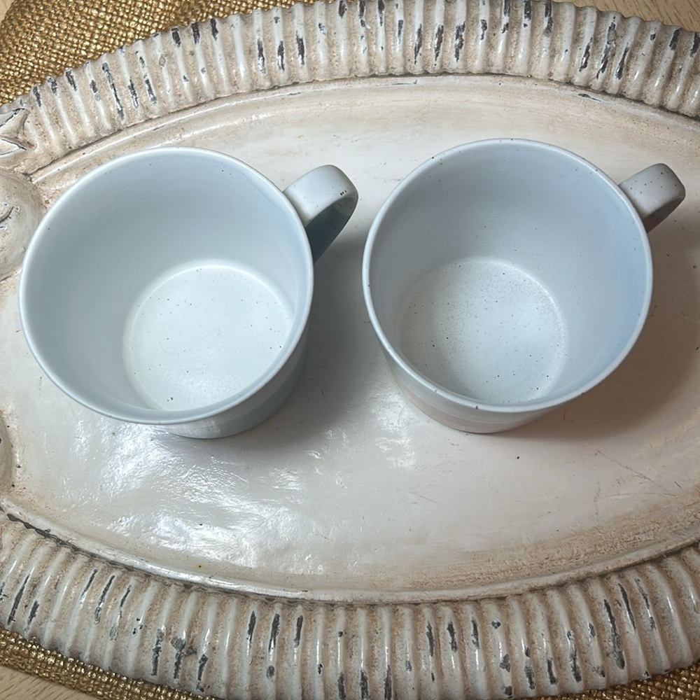 West Elm Stoneware Mugs (2) - Picture 5 of 7